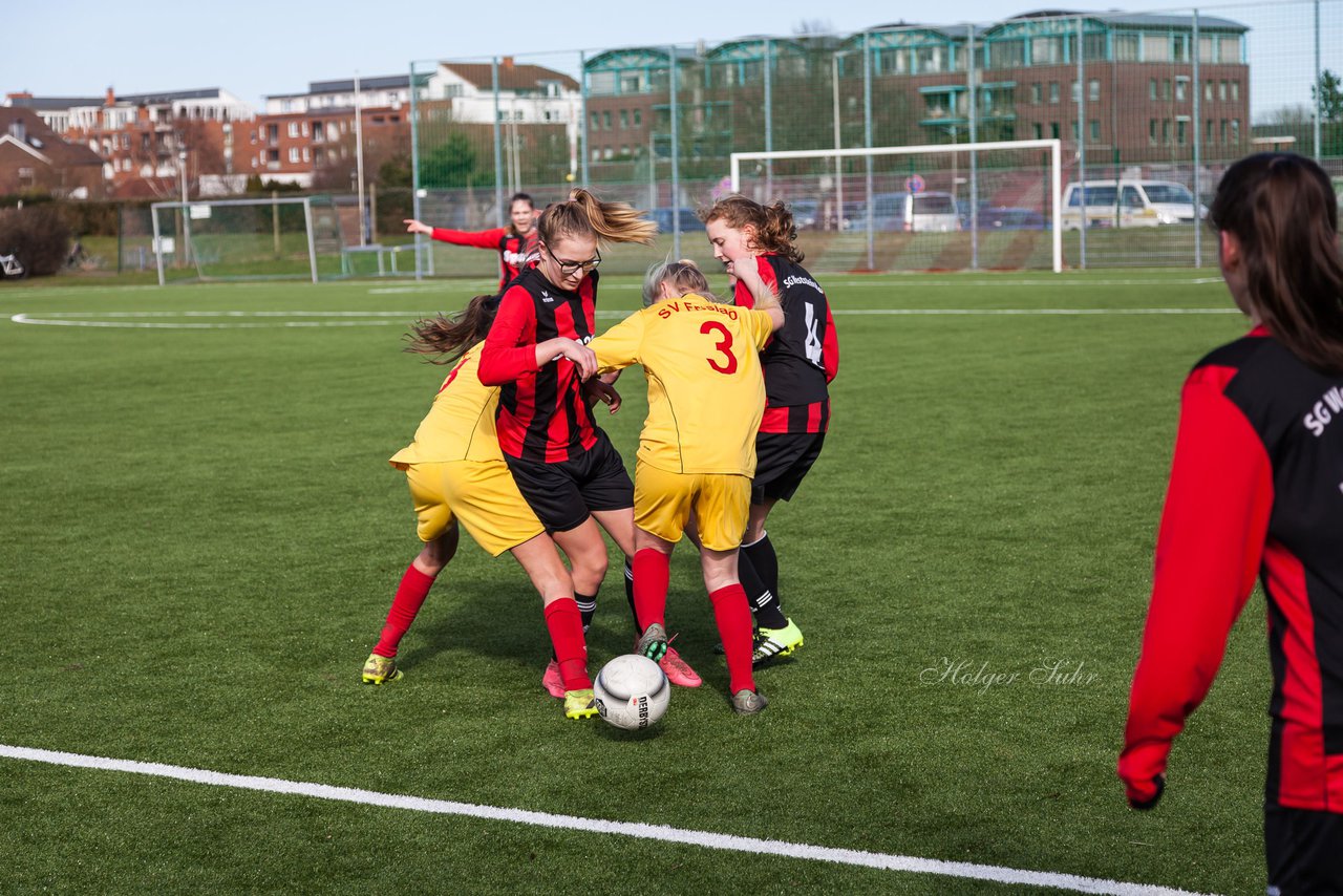 Bild 81 - B-Juniorinnen SG Weststeinburg/Bei - SV Fisia 03 : Ergebnis: 1:2